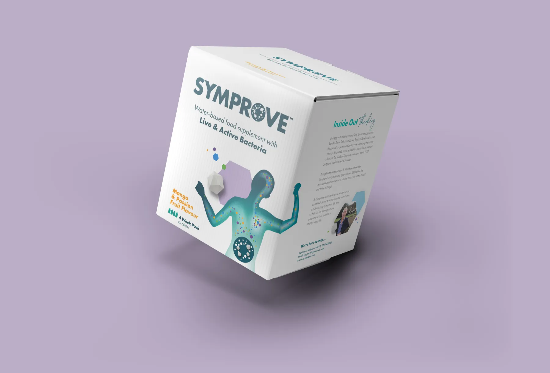 Isometric shot of brochures on table, featuring blonde women portraits